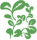 Bee Simple Green Leaf Logo